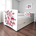 Ліжко для дівчинки Beauty, дитячі меблі King Queen, фото 3