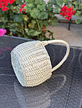 Корзина «Болеро» з вибіленої лози. Арт:2076, фото 5