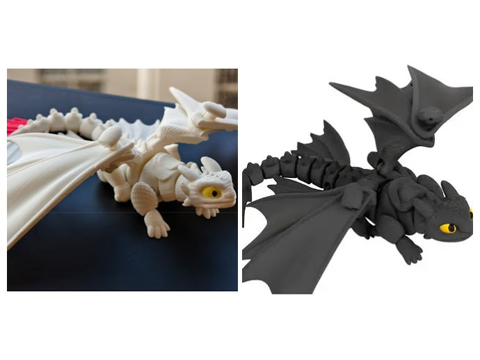 Набір "Чорний Дракон Беззубик" – Нічна Лють,"Білий Дракон Беззубик" – Нічна Лють / Night Mare, фото 1