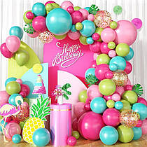 Арка-гірлянда з повітряних куль "Гавайська вечірка" Китай