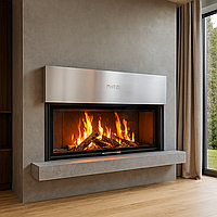 Широкоформатна камінна топка Hitze AL120x43G 25 кВт