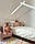 Унікальне ліжко-будиночок ORLU 90 x 200 см. колір білий, фото 8