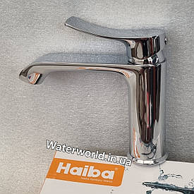 Латунний змішувач для умивальника HAIBA BOLERO 001 CHROME