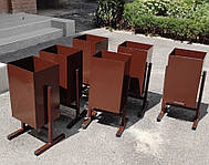 Металева урна з механізмом качання