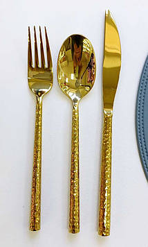 Виделка 21 см "Денмарк"  золото, 200 шт/ящ, 102-1167