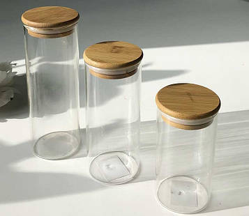 Банка "Бамбук" 330 мл 6.5*12 CM,160 шт/ящ,102-633