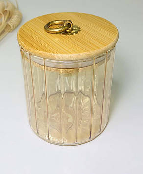 Банка "Бурштинове кільце"500 мл, 9*10 см, 60 шт/ящ, 102-641