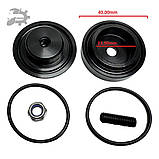 Прокладка заглушка заднього склоочисника A2 Audi чорна, фото 2