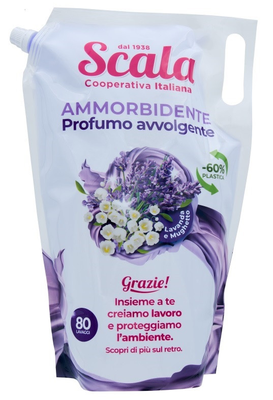 Кондиціонер-ополіскувач Scala Ammorbidente Lavanda & Verbena 2 л 80 прань, фото 1