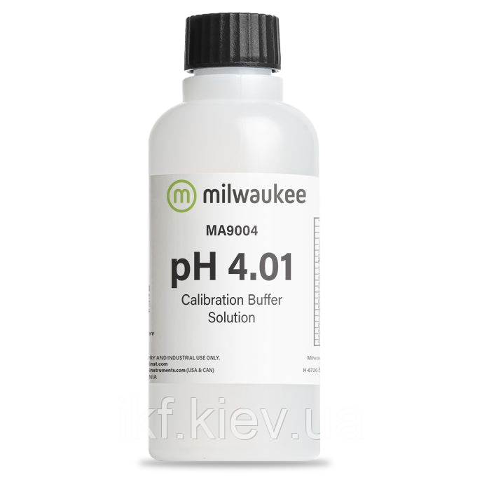 Калібрувальний буферний розчин Milwaukee pH 4,01, 230 мл, фото 1