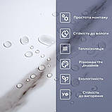 Самоклеюча вінілова плитка 600х300х1,5мм, ціна за 1 шт. (СВП-111) Глянець SW-00000500, фото 4