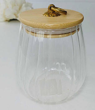 Цукерниця "Прозоре кільце" 700мл,11,5*10см, ,36 шт/ящ, 102-652