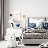 Дзеркальний декор акриловий самоклеючий 80*70мм срібло, 12шт (D) SW-00002511, фото 6