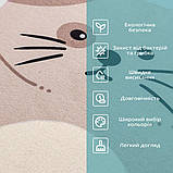 Вологопоглинаючий килимок 40х60х3мм Котик SW-00002564, фото 4