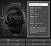 Спортивний жіночий смарт годинник Skmei 1301 Шагомір Bluetooth удароміцний Чорний, фото 8