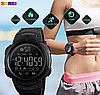Спортивний жіночий смарт годинник Skmei 1301 Шагомір Bluetooth удароміцний Чорний, фото 5