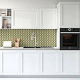 Самоклеюча алюмінієва плитка Зелене золото зі стразами SW-00001172, фото 6