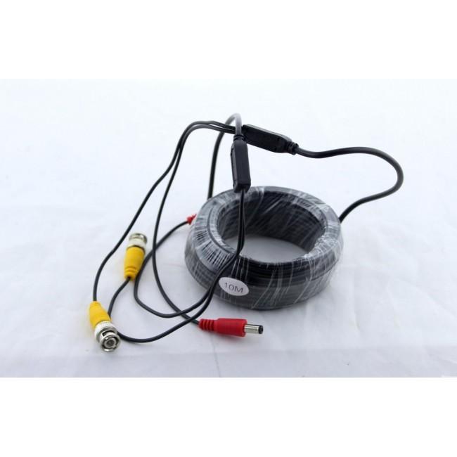Готовий кабель для відеокамер 10 метрів ( BNC мама)