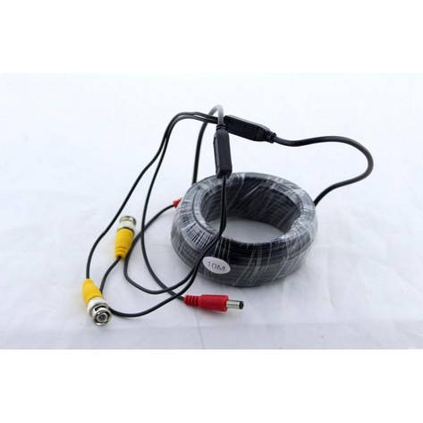 Готовий кабель для відеокамер 10 метрів ( BNC мама), фото 1