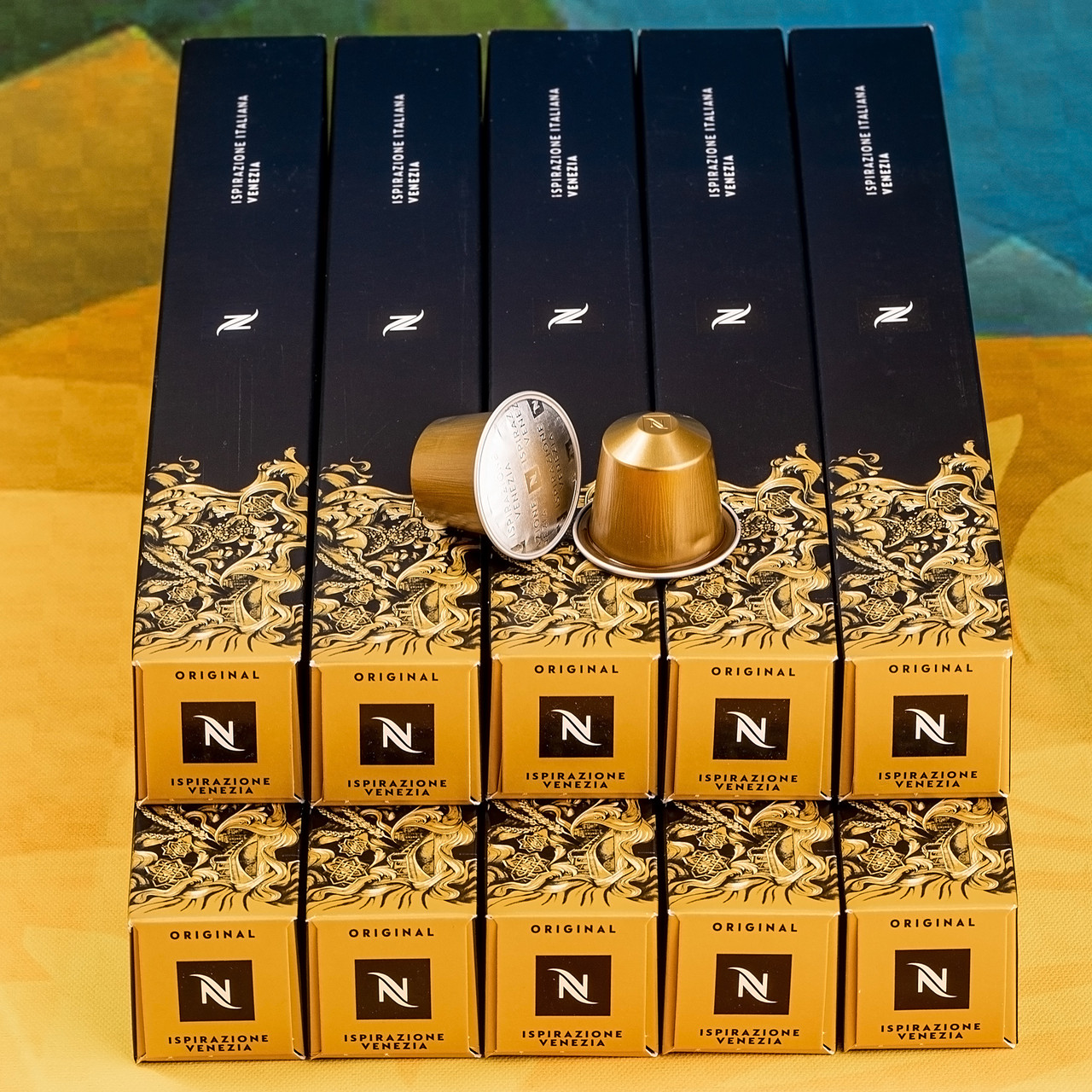 Набір 10 тубів кави в капсулах Venezia (солодкі, злакові і фруктові ноти) Nespresso, Швейцарія (100 капсул), фото 1