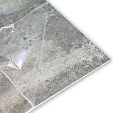 Декоративна ПВХ плита 600х600х3мм платиновий мармур (S) SW-00001632, фото 5