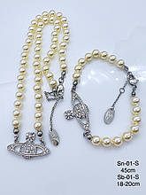 Ланцюжок +браслет комплект Stainlees Steel (преміум)