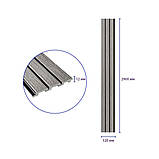 Рейка декоративна PS 2900х120х12мм Світло-сірий дуб SW-00001740, фото 3