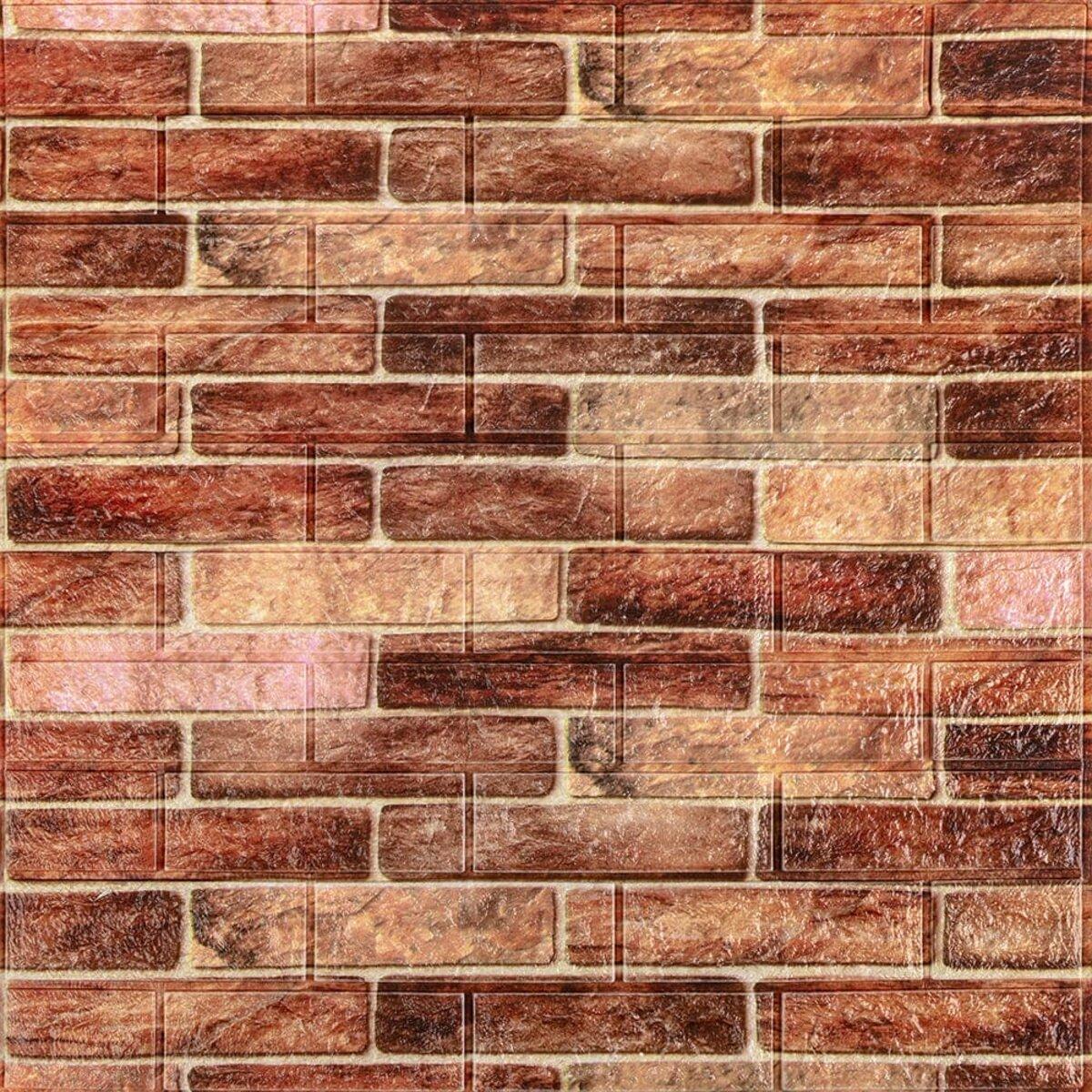 Панель стінова 3D 700мм*770мм*2мм Коричневий SW-00001910, фото 1