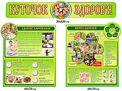 Інформаційні стенди:" Куточок здоров'я"