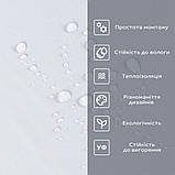 Самоклеюча вініловая плитка в рулоні 600х3000х2мм Біле полотно Мат SW-00002032, фото 5