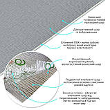Самоклеюча вініловая плитка в рулоні 600х3000х2мм Сіре полотно Мат SW-00002034, фото 2