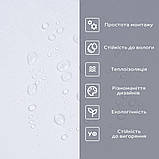 Самоклеюча вініловая плитка в рулоні 600х3000х2мм Біле дерево Мат SW-00002057, фото 5