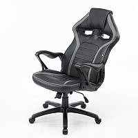 Геймерське комп'ютерне крісло в спортивному стилі з механізмом Anyfix Game black/grey (E7429) Special4You