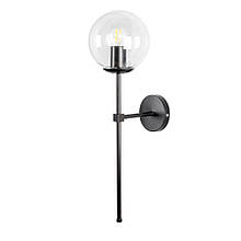 Бра 999W2501F-1 BK+CL