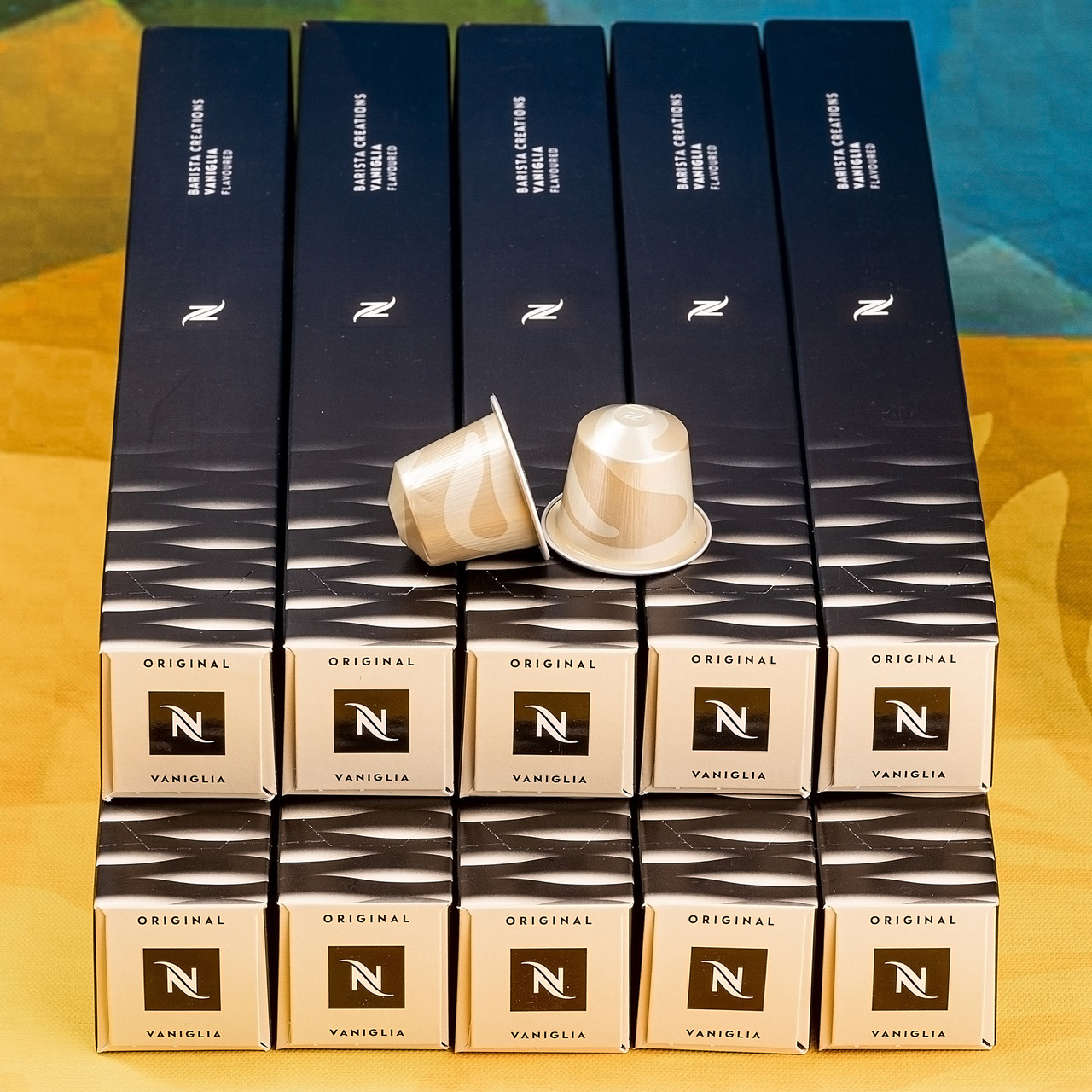 Набір 10 тубів кави в капсулах Barista Creations Vaniglia (ваніль) Nespresso, Швейцарія (100 капсул), фото 1