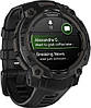 Смарт-часы Garmin Instinct 3 50mm AMOLED Black with Charcoal Band (010-03020-00/40), фото 6