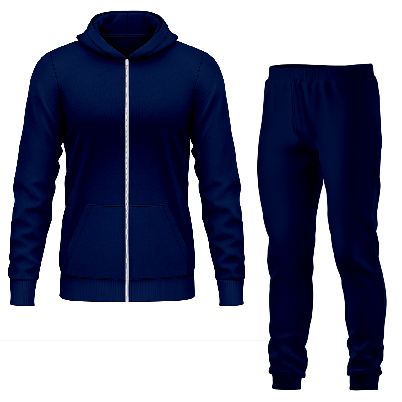 Дитячий спортивний костюм для хлопчика однотонний темно-синій, 3-16 років, фото 1