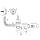 Сифон OPTIMUM для ванни з ревізією, випуском 1 1/2| *40, перел і гнучкою трубою 40*40/50 OPTI-26033, фото 3