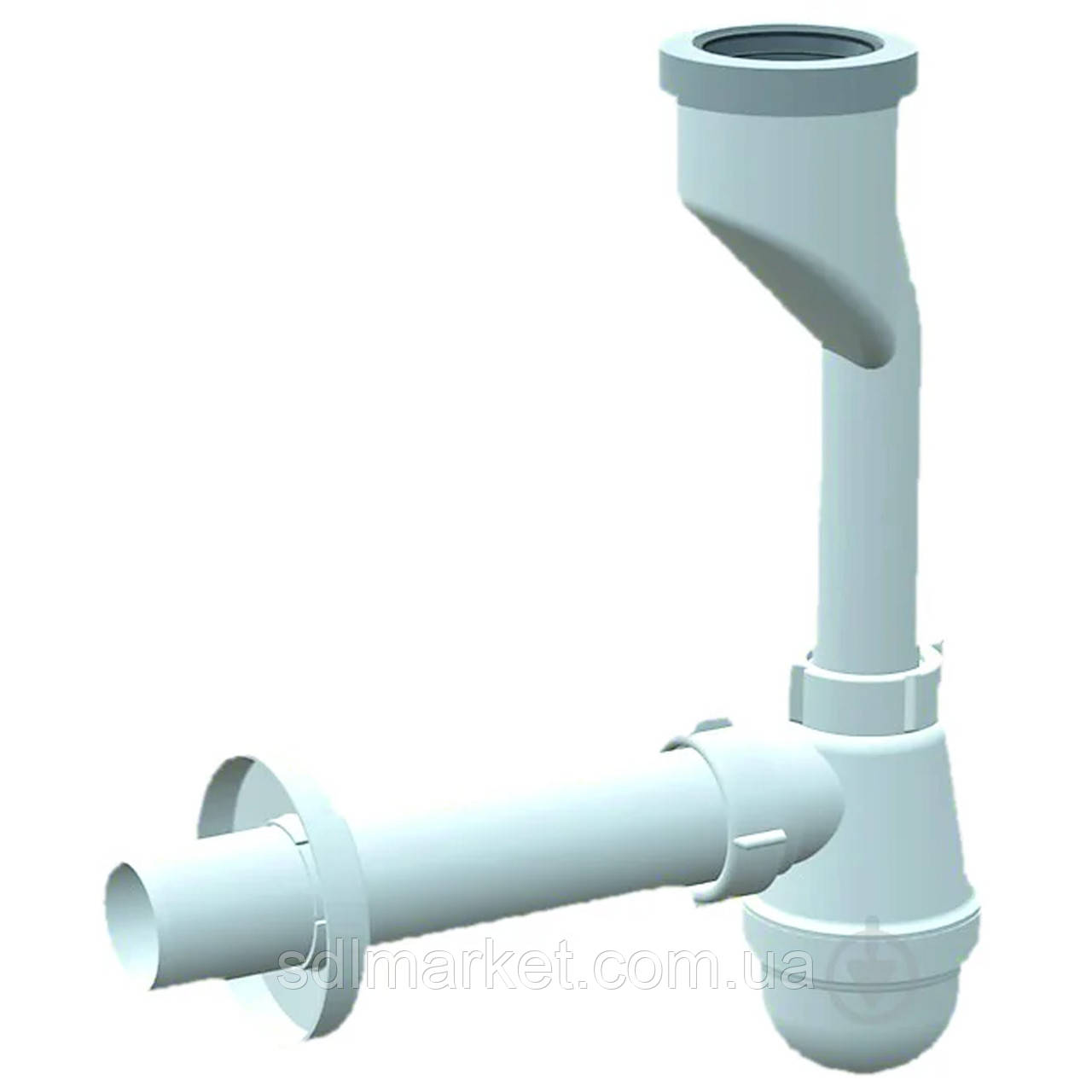 Сифон OPTIMUM для пісуара з трубкою 40/32*200, розетками 32 і 40 OPTI-19708