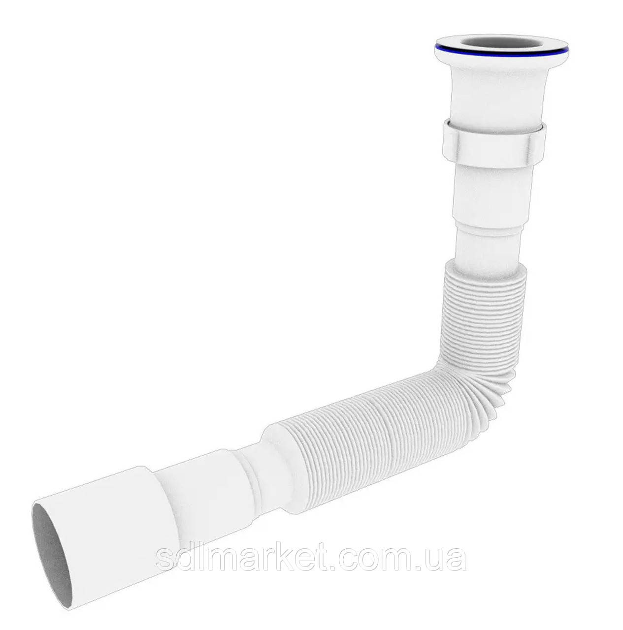 Гофросифон OPTIMUM подовжений 1 1/2| *40/50 (400-840 мм) OPTI-14054