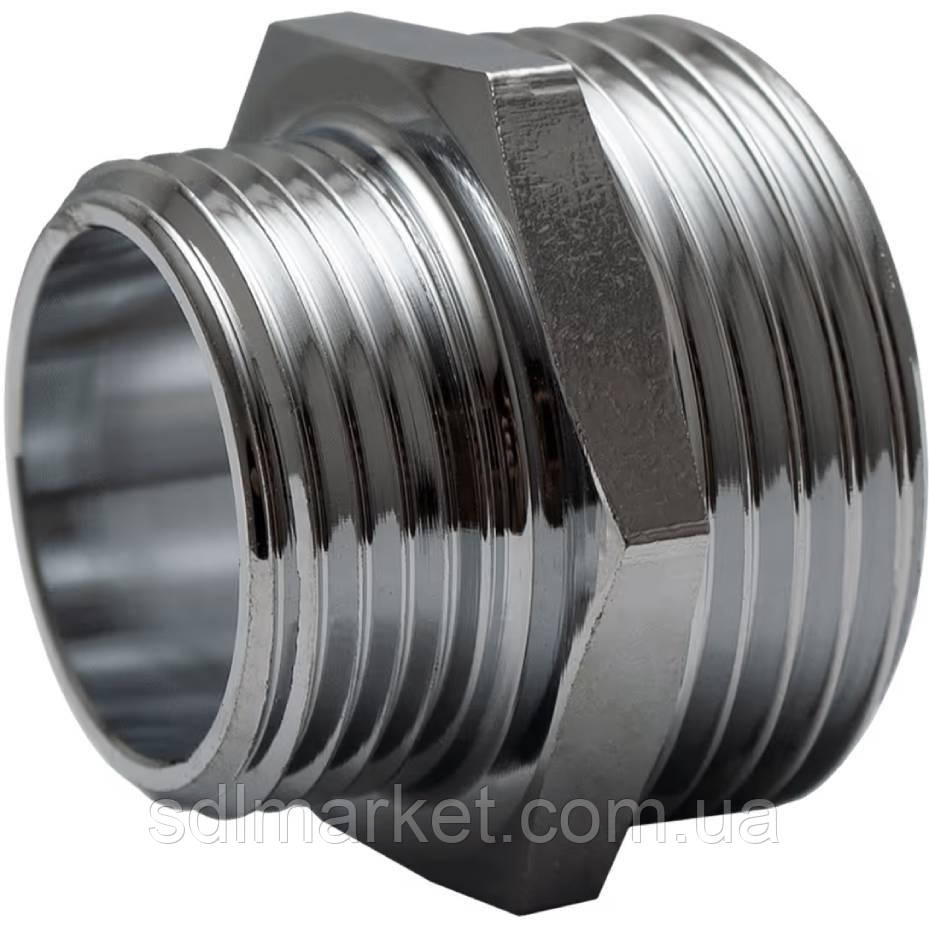 Ніпель редукційний 1"х1/2"НН неіржавкий SN532S OPTIMUM