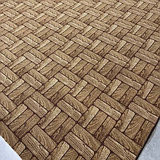 Килимове покриття ширина  4м на повстяній основі ПАРКЕТ, фото 3