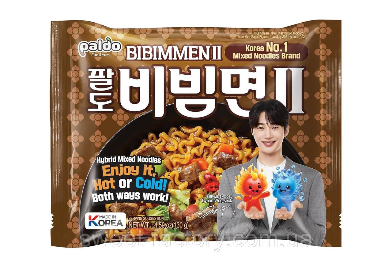 Локшина Paldo Fun & Yum Noodle BibimMen 130g, фото 1