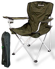 Розкладне кемпінгове крісло Ranger River до 110 кг хакі