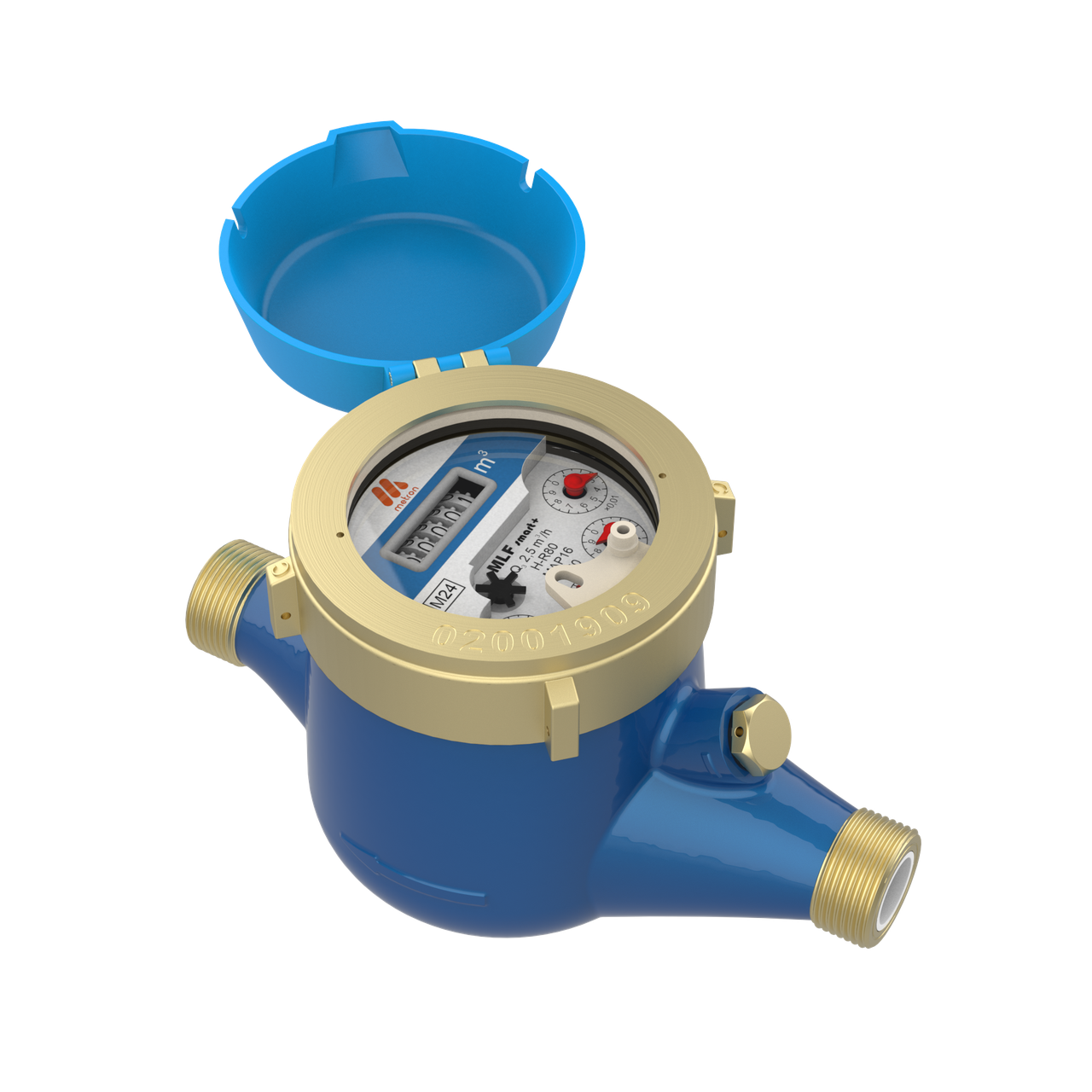 Лічильник води багатоструминний МЕТРОН МНК (Gross MNK)1/2 15 мм мокрохід без КМЧ, фото 1