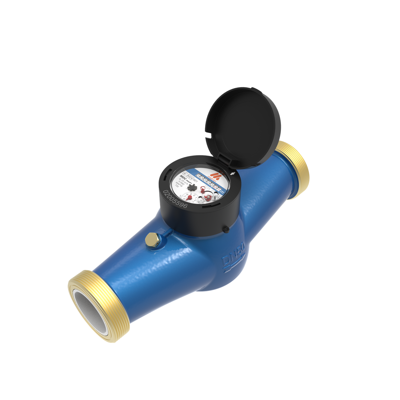 Багатоструменевий лічильник води Gross Метрон MTK 2 дюйма (50 мм) Гросс МТК юа, різьба без КМЧ, фото 1