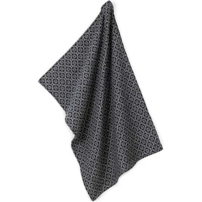 Рушник Kela кухонний Gianna, 70x50 см, чорно-білий з візерунком (12783) (00000023327)