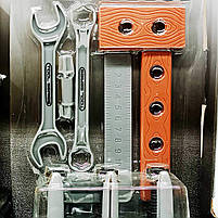 Іграшковий свердлильний верстат з інструментами T038 — дитячий набір з підсвічуванням, звуком і аксесуарами, фото 10