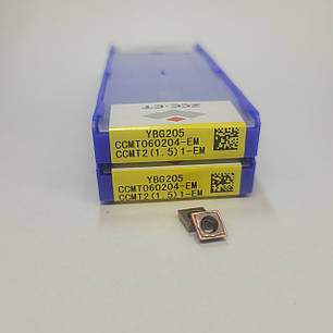 CCMT060204-EM YBG205 ZCC.CT (Нержавіюча сталь) Твердосплавна пластина, фото 1