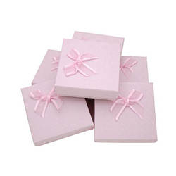 Коробка для набору Геометричні візерунки рожевий